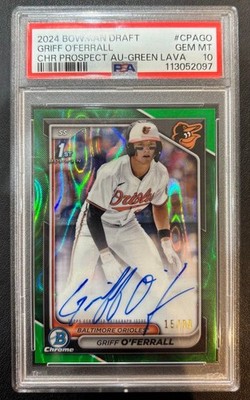 2024 Bowman Draft Griff O'Ferrall PSA10