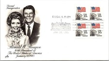 Ronald and Nancy Reagan 1985 Inauguration Commemorative Cover