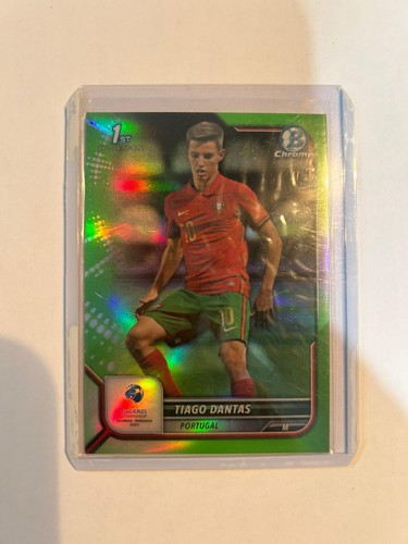 2022 Topps U21 Championship TIAGO DANTAS Bowman Chrome 1st Rookie RC Green /199