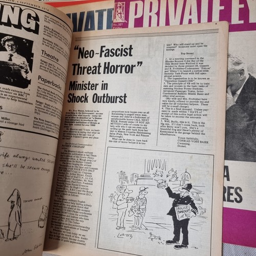 PRIVATE EYE magazine - 12 x various Issues from 1974 / Vintage Comedy - Picture 12 of 14