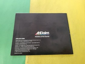 Manual de instrucciones Airwolf solo Nintendo NES