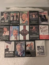 Kenny Rogers Cassette Tape Collection Lot Of 14 1970s 1980s