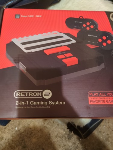 Hyperkin RetroN 2 Gaming Console for Super NES/ NES (Black)
