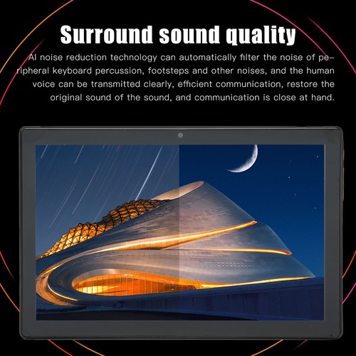 US Plug 10in Tablet For Andr-oid 11 4GB 256GB Support 4G Network Front 5MP R Set - Picture 3 of 24