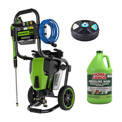 #ad Greenworks Pro Greenworks Pro 3000 PSI 2.0 GPM Electric Pressure Washer with 14 $387.20