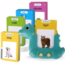 Dinosaur Talking Flash Cards 224 Sight Words for Kids, Audible Educational In...