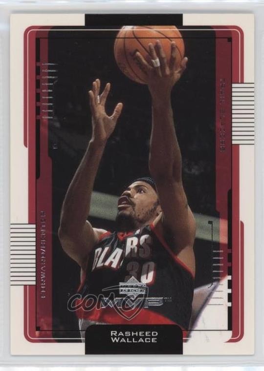 2001-02 Upper Deck MVP Rasheed Wallace #135 2b6