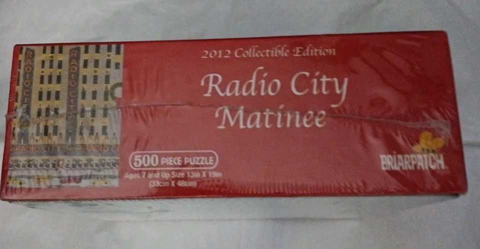 NEW Radio City Matinee 500 Piece Puzzle Sealed 2012 collectible edition -K - Image 2 of 2