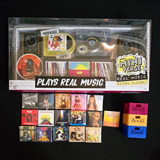 MGA Mini Verse Real Music Record Player Set Plays Real Music w/ 16 Mini Albums