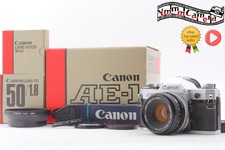  MINT in BOX ,Hood  Canon AE-1 Film Camera New FD NFD 50mm f1.8 s.c From JAPAN