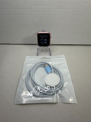 The Apple Watch Series 1 (A1802) 38mm Aluminum GPS Only Smartwatch 8GB Rose Gold