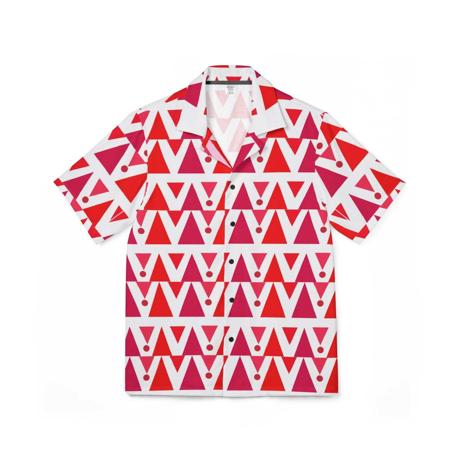 Copy of Linen geometric shirt mens