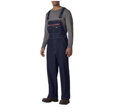 Genuine Dickies Men's Relaxed Fit Ultra Tough Bib Overall - Size L R