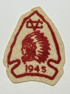 Camp Vandeventer 1945 Felt Illinois Boy Scout BC5