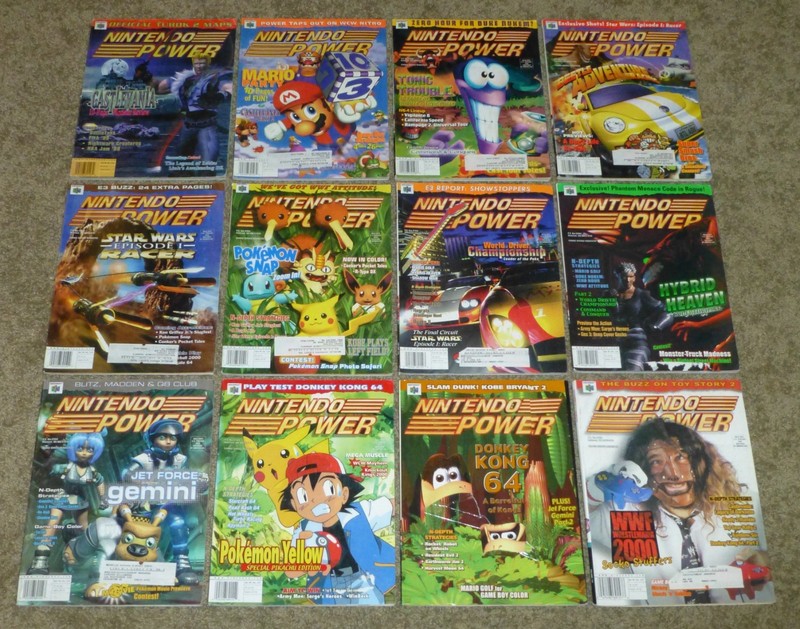 Nintendo Power Magazine Lot (12 Issues) Complete Year 1999, Magazines