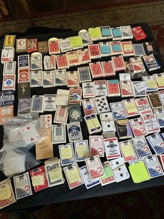 Collection Of Magic Trick Playing Cards