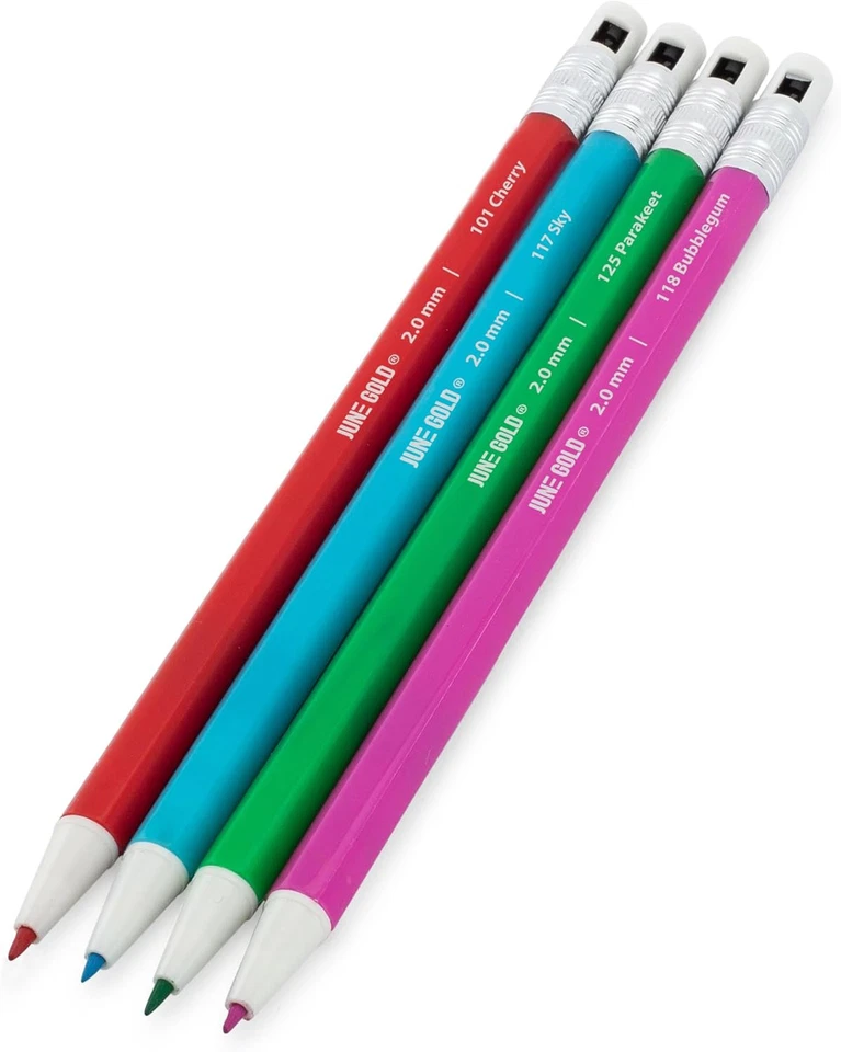 36 Assorted Colored 2.0 Mm Mechanical Pencils with 36 Extra Refills & 2 Sharpene - Image 2 of 4