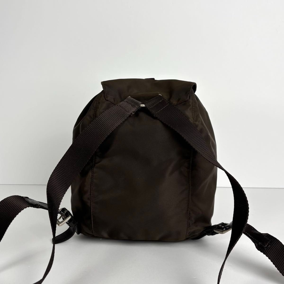 Excellent condition PRADA triangular logo backpac… - image 2