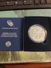 2017-W $1 American Eagle Uncirculated Silver Dollar Coin OGP & COA