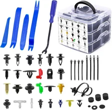 860Pcs Car Retainer Bumper Clips and Fastener Remover Kit 25 Sizes Auto Push Pin