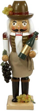 Kurt Adler 15-Inch Wooden Wine Grower Nutcracker