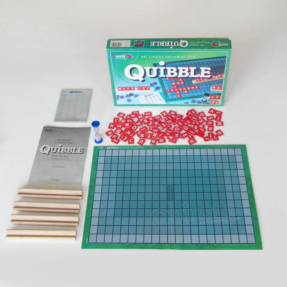 Quibble Das schnelle Kreuzwortspiel - Noris Spiele 1997 ab 10 Jahren 2-4 Spieler - Bild 3 von 3