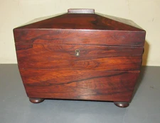 Antique English Georgian Regency Tea Caddy Box