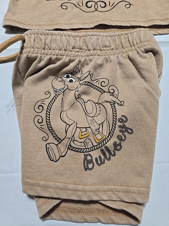 Новый Disney Toy Story деревянный Baby мальчиков 12 месяцев коричневый ковбой хлопок шорты комплект - Изображение 4 из 4