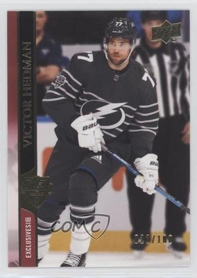 2020-21 Upper Deck Extended Series UD Exclusives 22/100 Victor Hedman #692 kq9