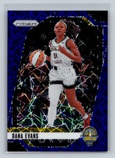 2024 Panini Prizm WNBA #72 Dana Evans Blue Velocity Prizms