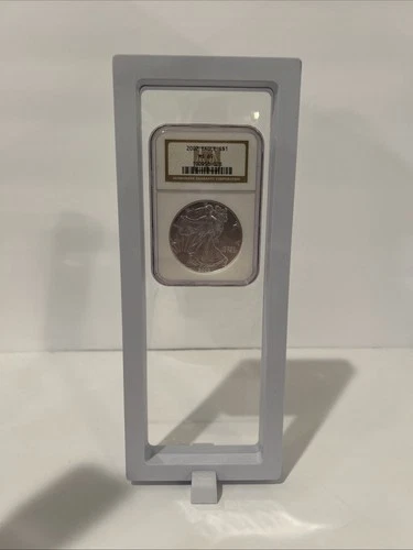 2002 American Silver EAGLE $1 Dollar Coin ~ NGC Cert MS 69