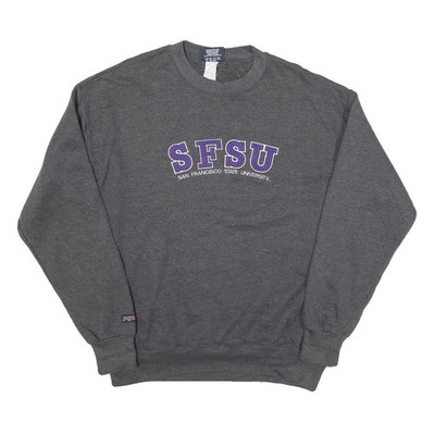 JANSPORT Herren Sweatshirt grau SFSU Rundhals L San Francisco State University
