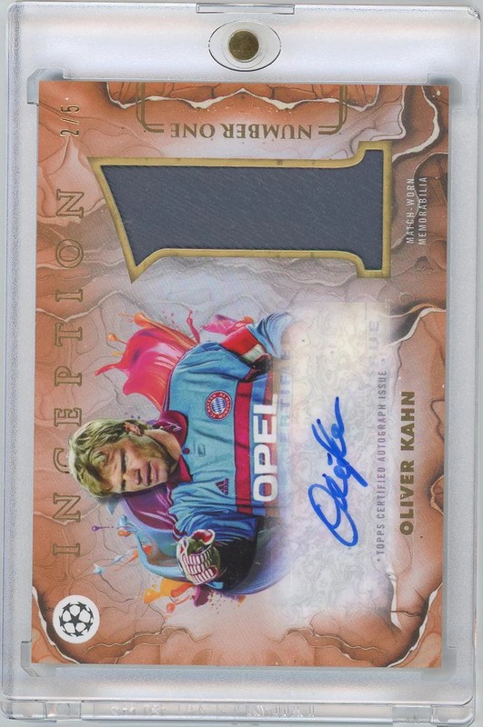 Oliver Kahn - 2026 Topps Inception Match Worn Patch Auto /5