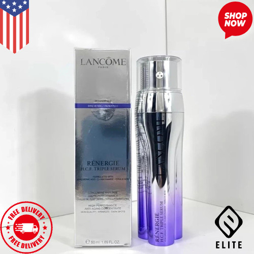 Lancome Renergie H.C.F Triple Serum ANTI-AGING 1.7oz /50mL FULL SZ SEAL BOX