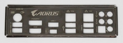 GIGABYTE AORUS Z270X-Gaming 5 - ATX Blende Blende IO Shield Slotblech (#35886)