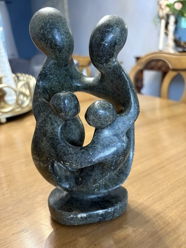 Marble Shona Sculpture Stone Carving Family - Picture 8 of 14