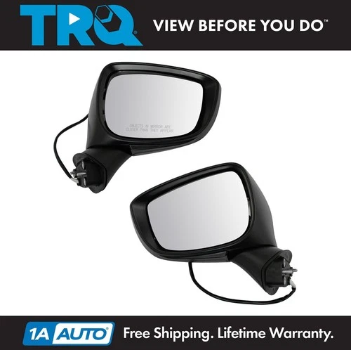 TRQ Exterior Mirror Pair Power Turn Signal LH & RH Sides for CX-3
