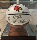Louisville Cardinals Signed Basketball – Denny Crum, 1986 Players