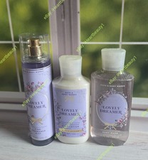 bath and body works lovely dreamer shower gel body lotion fine fragrance mist