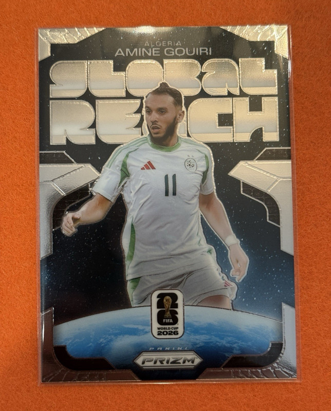 Panini Prizm FIFA World Cup 2026 Amine Gouiri Algeria Global Reach #4