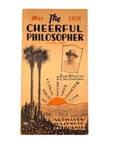1929, The Cheerful Philosopher Booklet, KFWB Warner Bros.