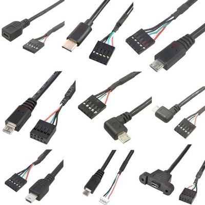 Kabel Adapter 5Pin 9Pin Header Buchse auf Micro USB 5Pin 9P Stecker Motherboard