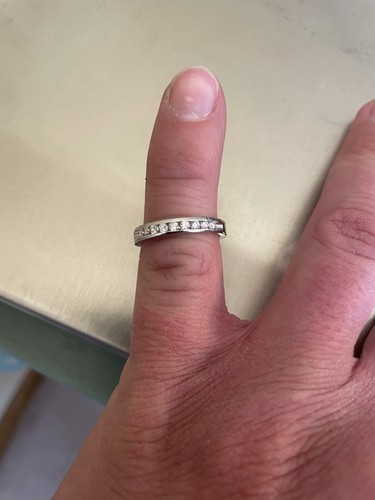 Lab Grown Diamond Ring Size 6.5 14k White Gold - Picture 2 of 10