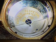 1942 Rolex Oyster Perpetual Gold Tone Stainless Steel Bubble Back Watch 2940 VTG 10