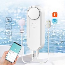 Wireless Water Leakage Alarm Device Low Battery Alerts Easy Installation for