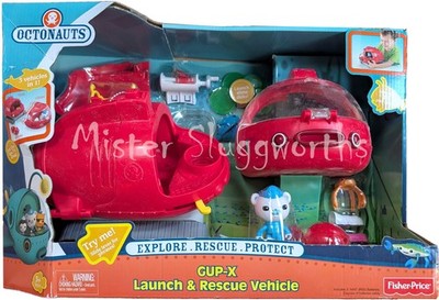 NEW Fisher-Price Octonauts Gup X Launch & Rescue USA Variant Set MIB Rare