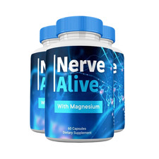3-Pack Nerve Alive Capsules, Advanced Nerve Health Support Formula -180 Capsules