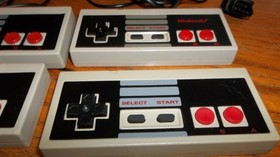 Lot Of 4 Nintendo NES Controllers UnTested One original NES-004