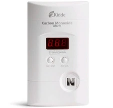 Kidde Carbon Monoxide Detector, Plug In Wall with 9-Volt Battery Backup, Digital