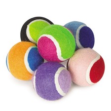 Zanies Mini Tennis Balls for Dogs, 6-Packs,Small Breeds 2", Multicolor